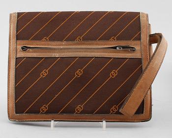 PORTFÖLJ OCH HANDLEDSVÄSKA, Gucci, 1970/80-tal.