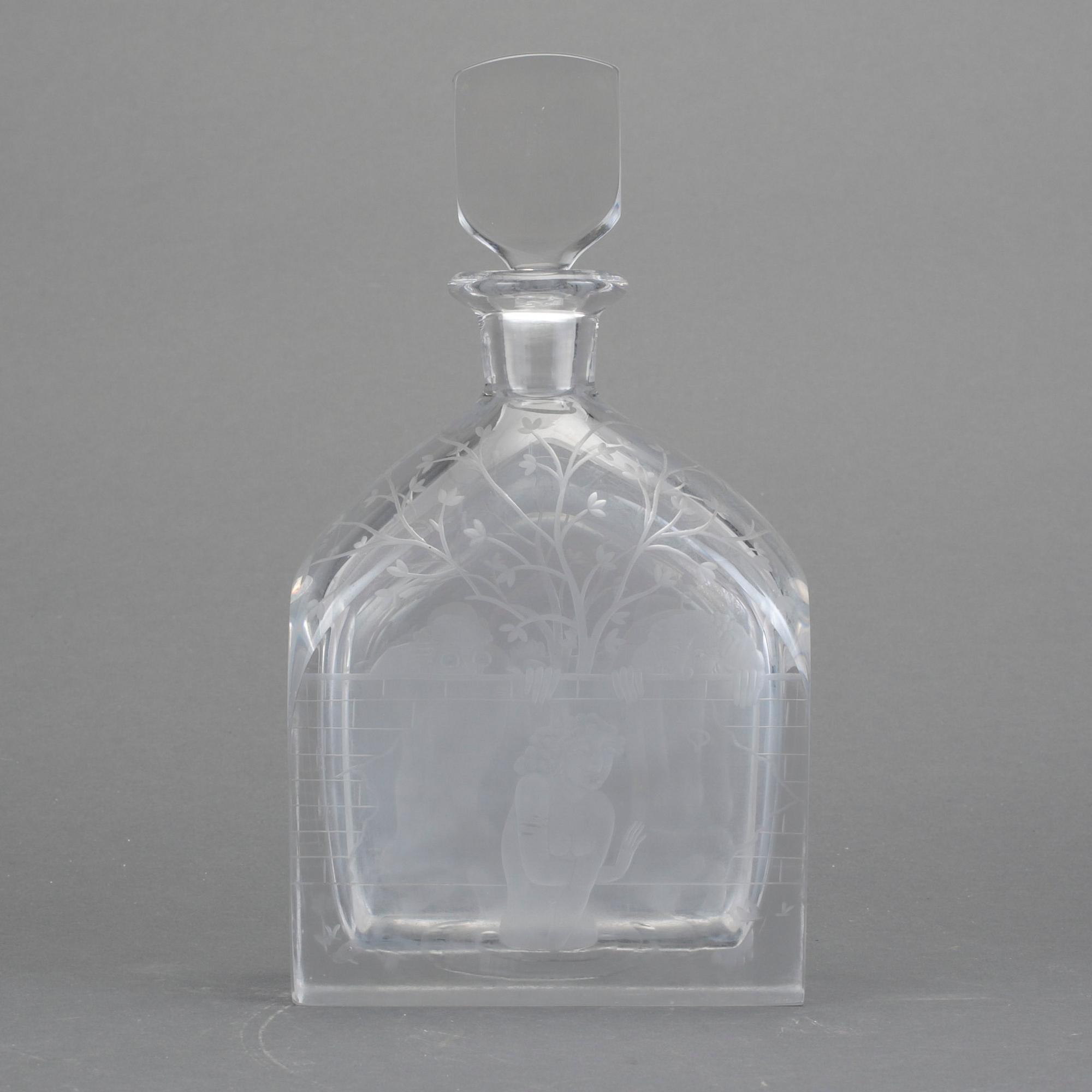 KARAFF, "Susanna och gubbarna", Edward Hald, Orrefors, 1960.