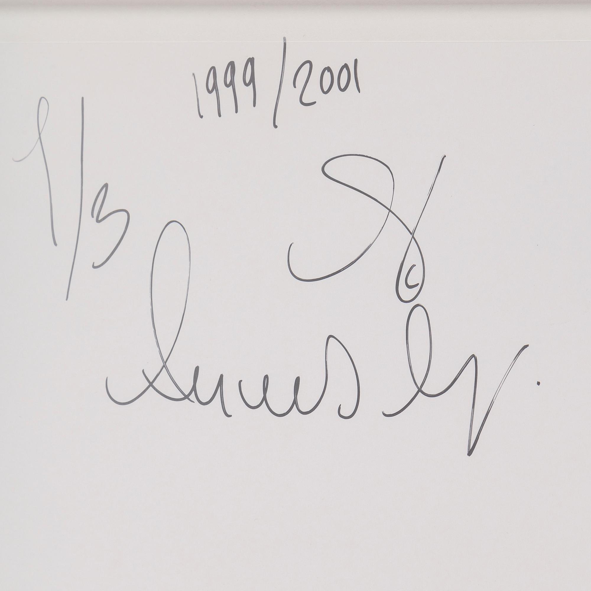 ANDREAS ACKERUP, c-print. Signerad och daterad 1999/2001 a tergo. Numrerad 1/3.