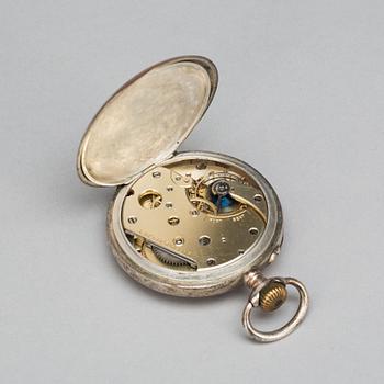 FICKUR, Halda, silver, omkring 1920.