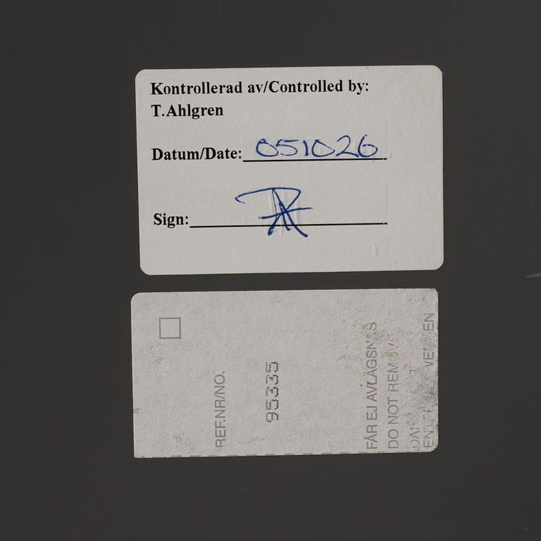 Carl-Henrik Spak, fåtölj med fotpall, "Clipper", Ire Möbler, Tibro, 2000-tal.