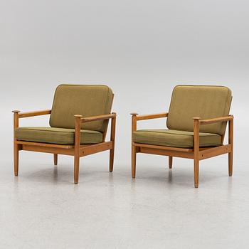 Armchairs, a pair, second half of the 20th century.