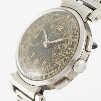 Doxa, "Hooded Lugs", chronograph, wristwatch, 35 mm.