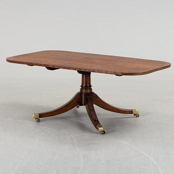 A SOFA TABLE, probably England, second half of the 20th century.