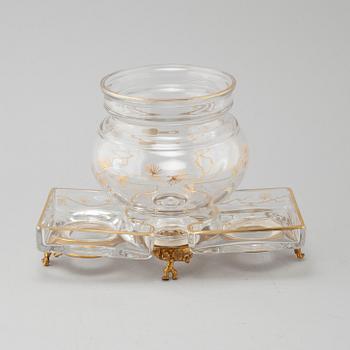 A table set in three pcs by Baccarat from the turn of the century 1900.