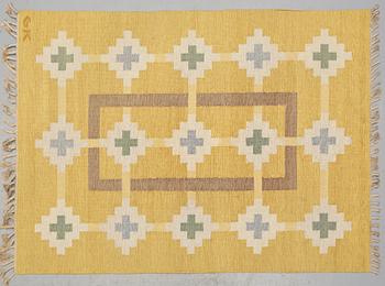 MATTA, rölakan, monogramsignerad GK, 1900-talets andra hälft, 204 x 138 cm.