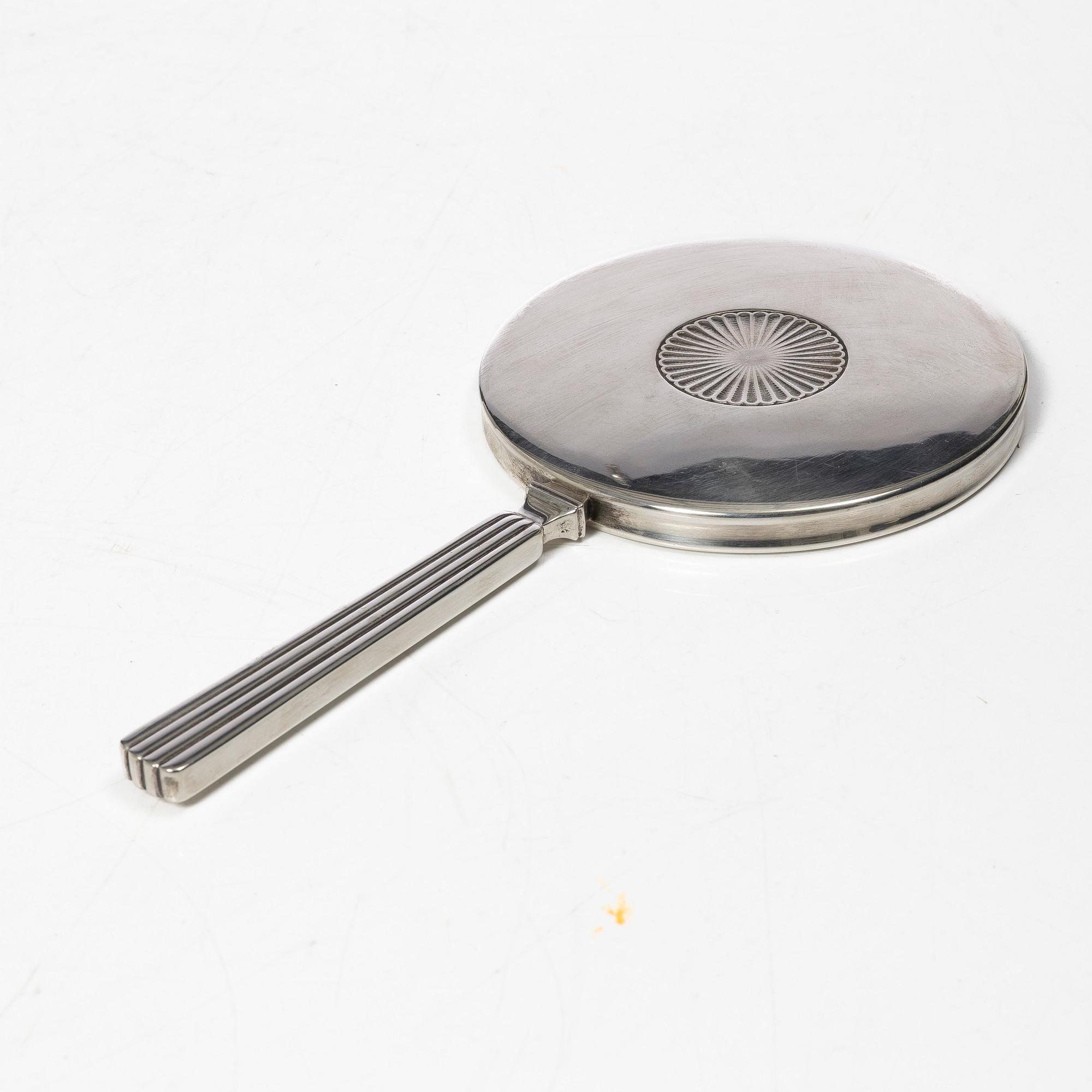 Sigvard Bernadotte, Toilet set, 4 pieces, sterling silver, by Georg Jensen, Denmark 1933-1944. Model no. 278.