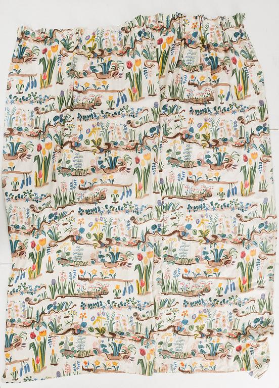 JOSEF FRANK, gardiner, ett par, "Primavera", Svenskt Tenn.