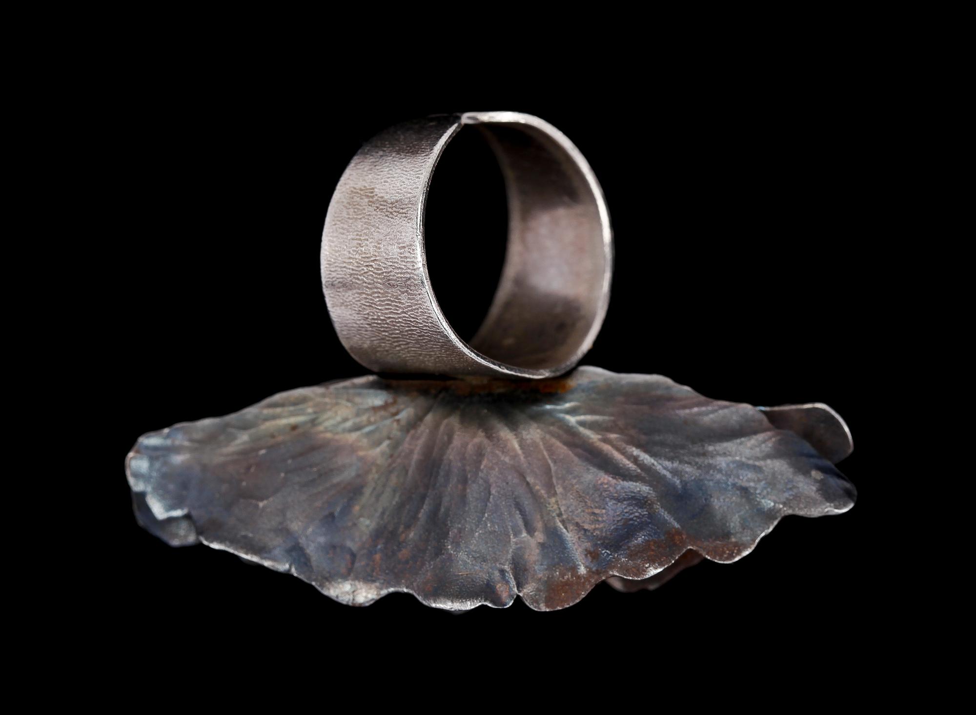 ÖRHÄNGEN, samt, RING, silver, bl a Petra Schou, 2000-tal.