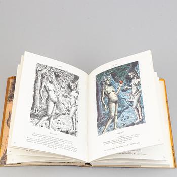 Book with lithograph, Paul Delvaux "Oevre gravé", 1976.