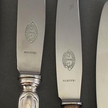 A 188 piece set of silver cutlery,'Vasa', GAB, Stockholm, mid 20th century.