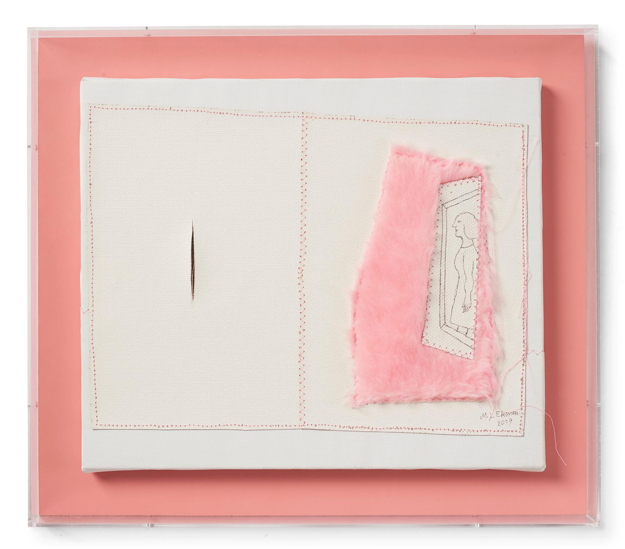 Marie-Louise Ekman, "Spegeldam (Hommage á Lucio Fontana)".