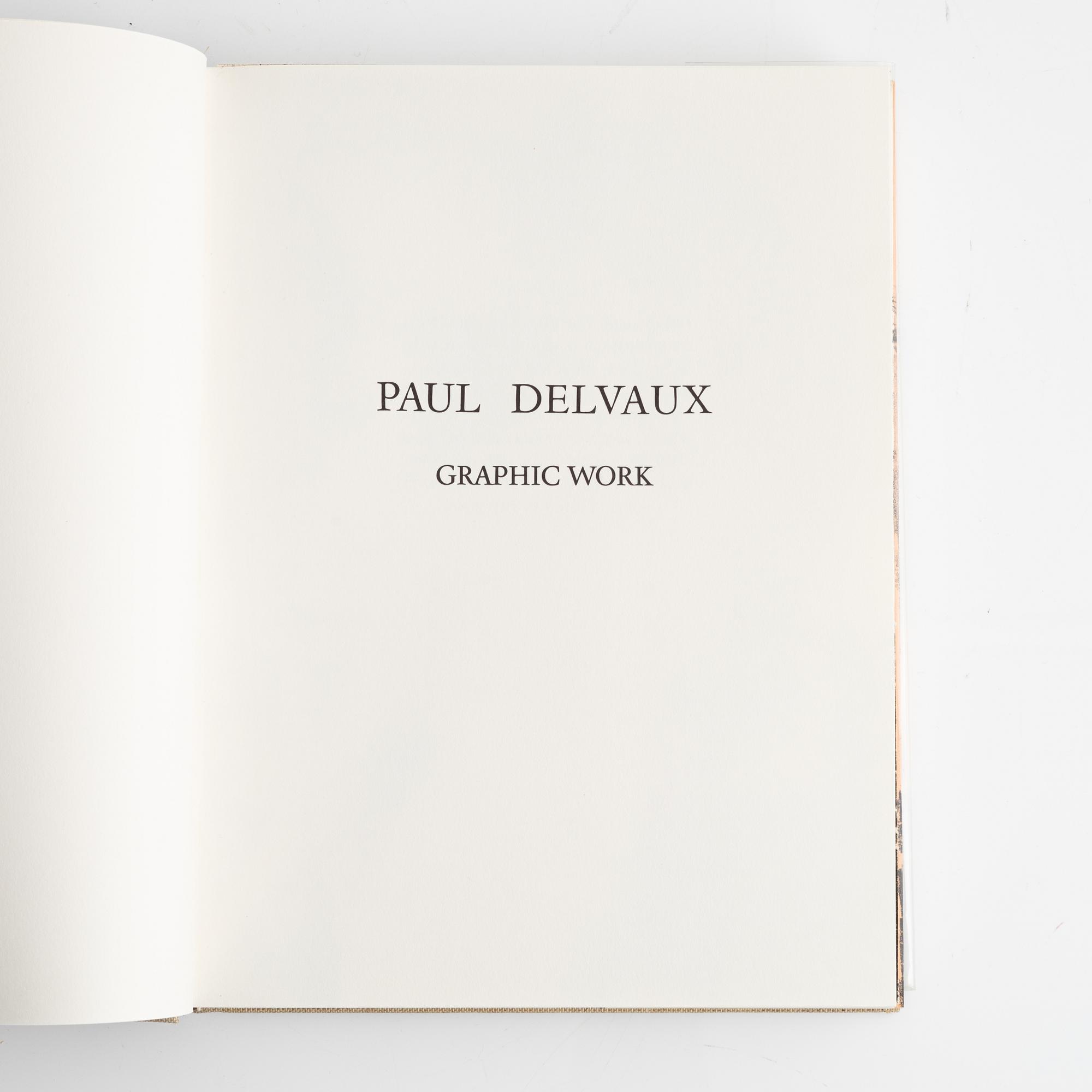 Bok, Paul Delvaux "Graphic Work", 1976.
