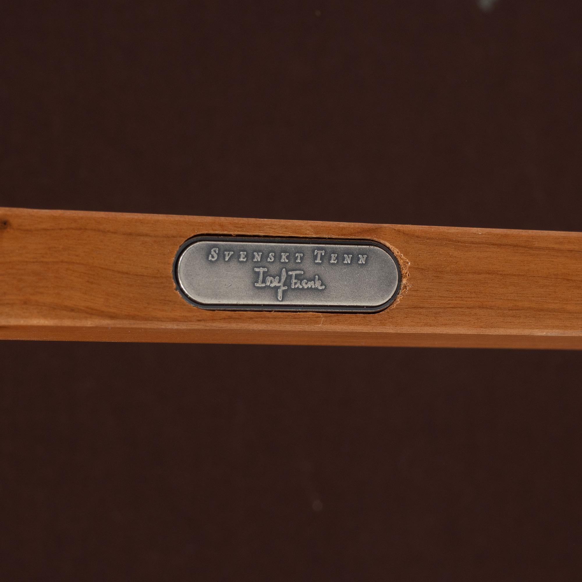 Josef Frank, a model B 2082 bench, Svenskt Tenn.