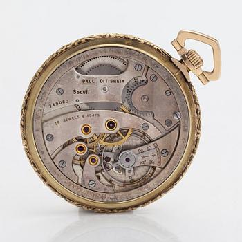 Paul Ditisheim, Solvil pocket watch, 47 mm.