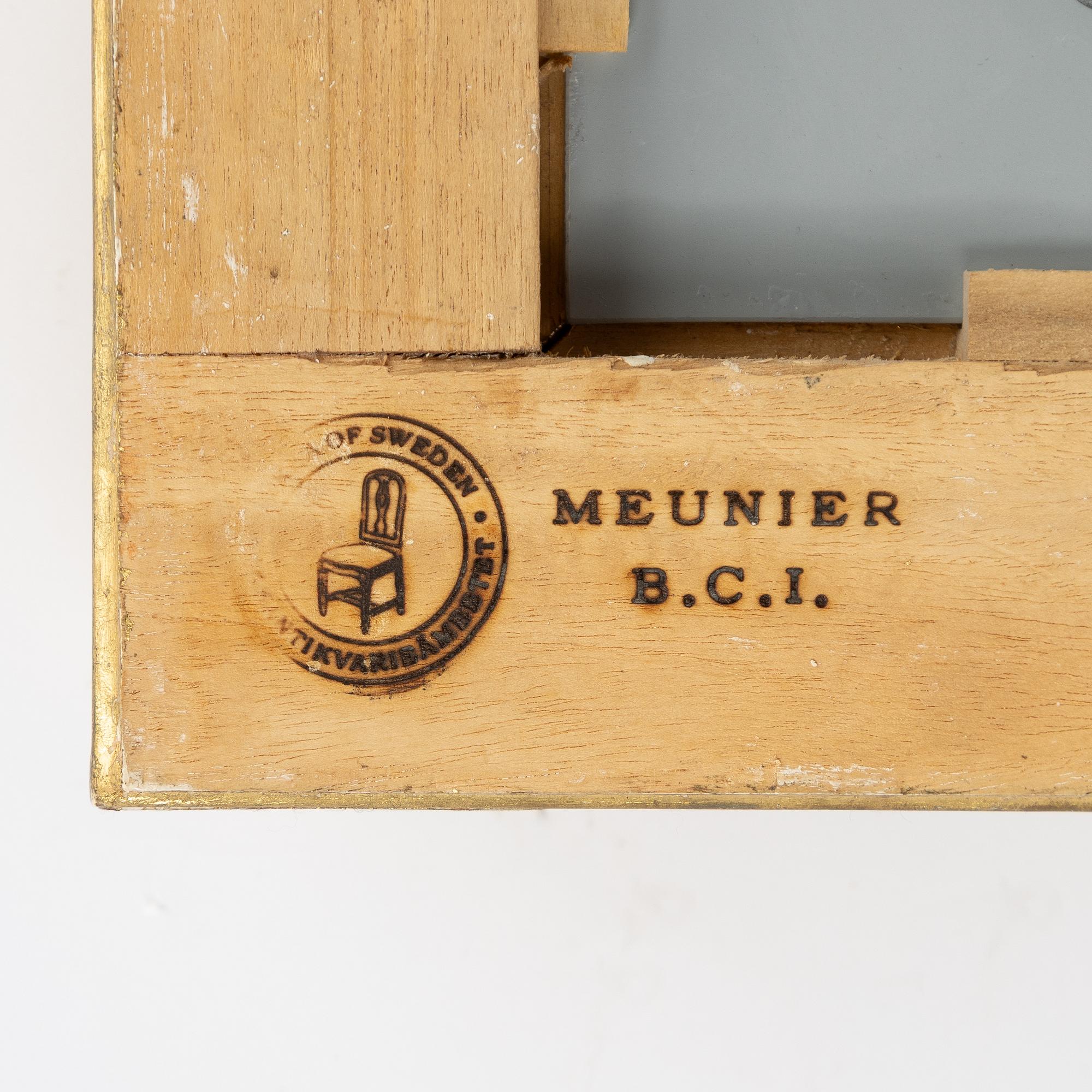 Spegellampett, "Meunier", ur IKEA:s 1700-tals serie, sent 1900-tal.