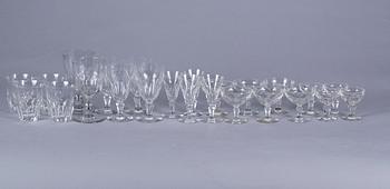 GLASSERVIS, 54 delar, "Carlton", Kosta.