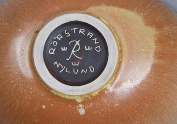 SKÅL samt VAS, stengods, Gunnar Nylund resp Carl Harry Stålhane, Rörstrand.