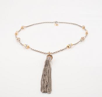 Louis Vuitton, collier, "All that Jazz Crystal Tassel Pendant necklace".