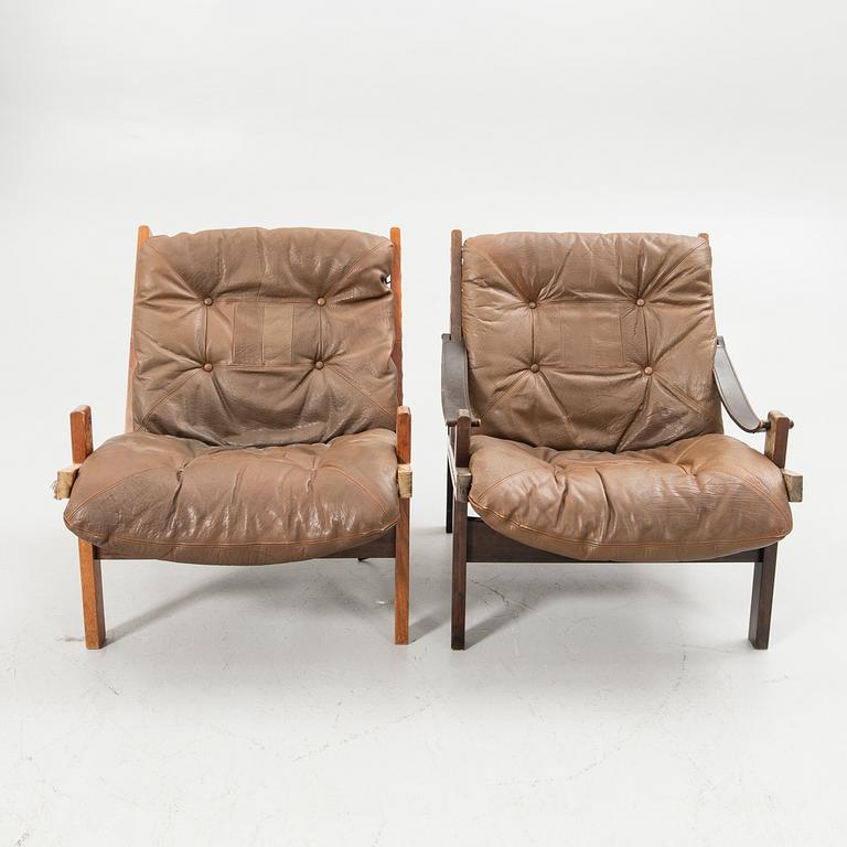 Torbjørn Afdal, Armchairs, a pair, “Hunter”, Stranda Industri A/S for Bruksbo, Norway, 1960s/70s.