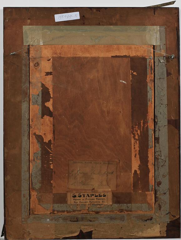 ROBERT HERDMAN-SMITH, akvarell, sign.