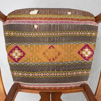 Carl Malmsten,  a pair of pine armchairs, second half of the 20th century.