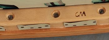 FÅTÖLJ, "Stora Fjäderbrickan", Carl Malmsten, 1900-talets andra hälft.