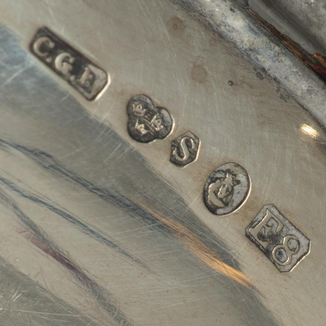 Ten Swedish silver dishes, including mark of KG Markström, Uppsala 1916.
