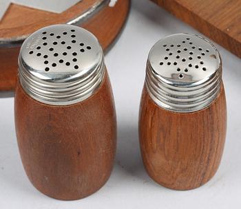 FRUKOSTSET, teak, 1960-tal, Danmark.