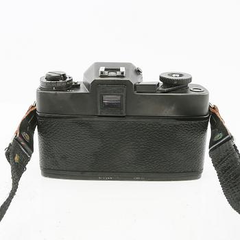 Leica camera with 4 lenses.