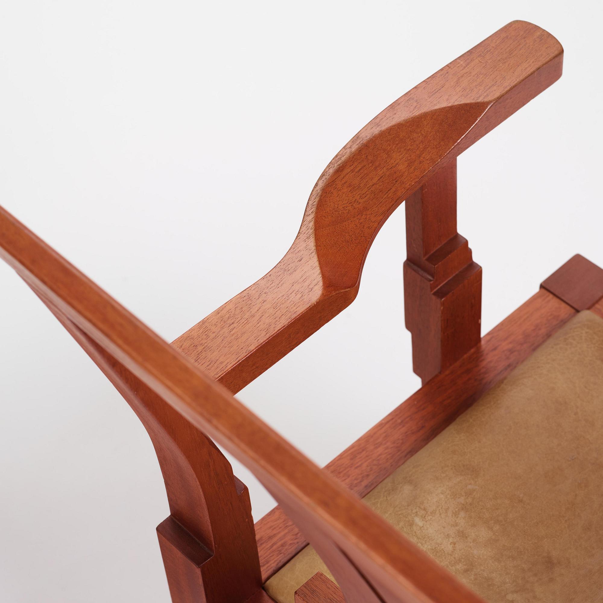 John Kandell, a set of four "Solitär" chairs, Källemo, Värnamo, post 1985.