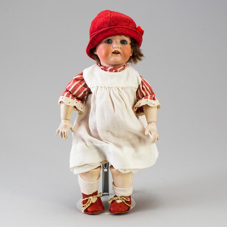 A bisque headed doll by Kästner JDK 260, Germany, 1916.