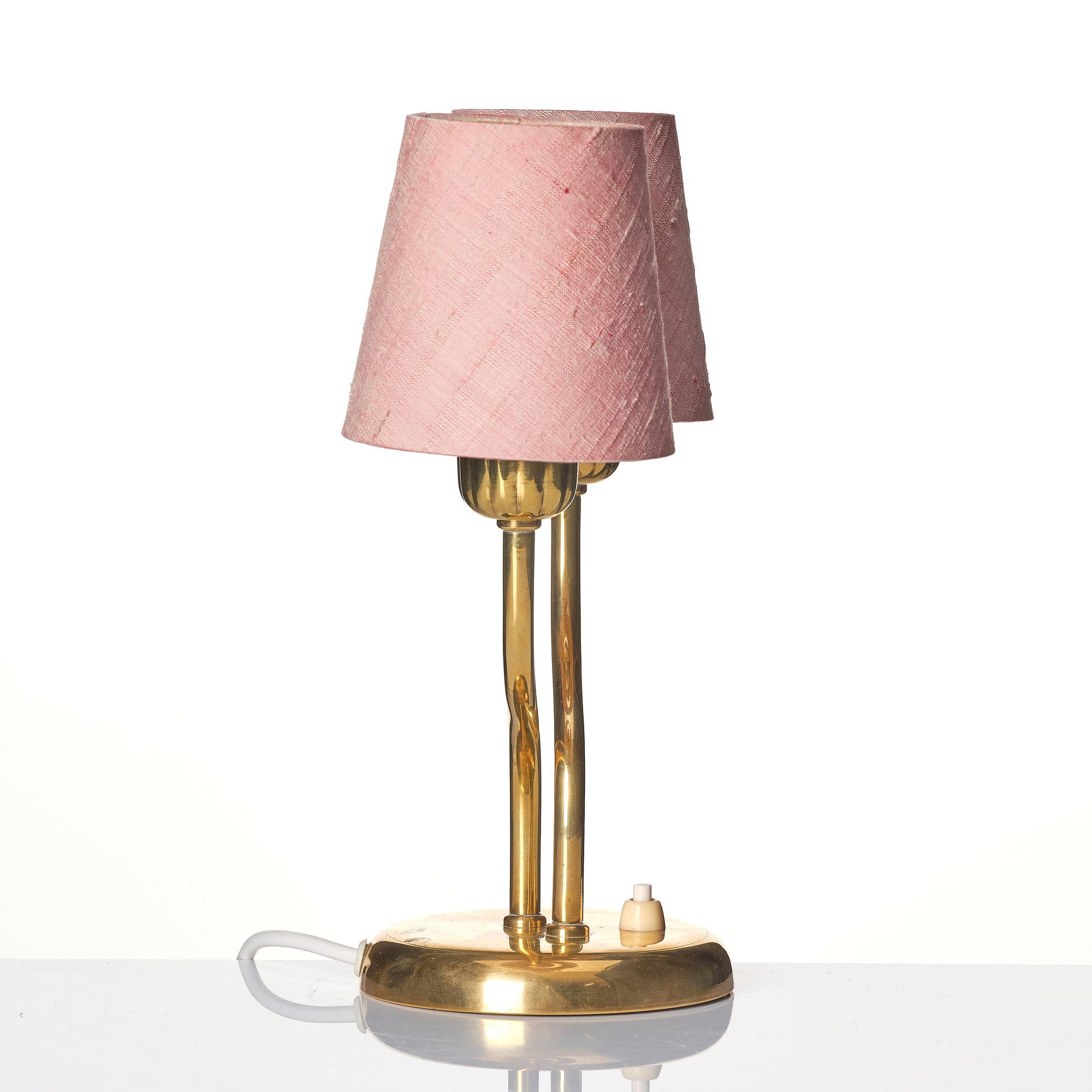 Harald Notini, bordslampa, modell "15543", Arvid Böhlmarks Lampfabrik, Stockholm, 1950-tal.