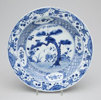 TALLRIK, porslin, Kina, Kangxi (1662-1722).