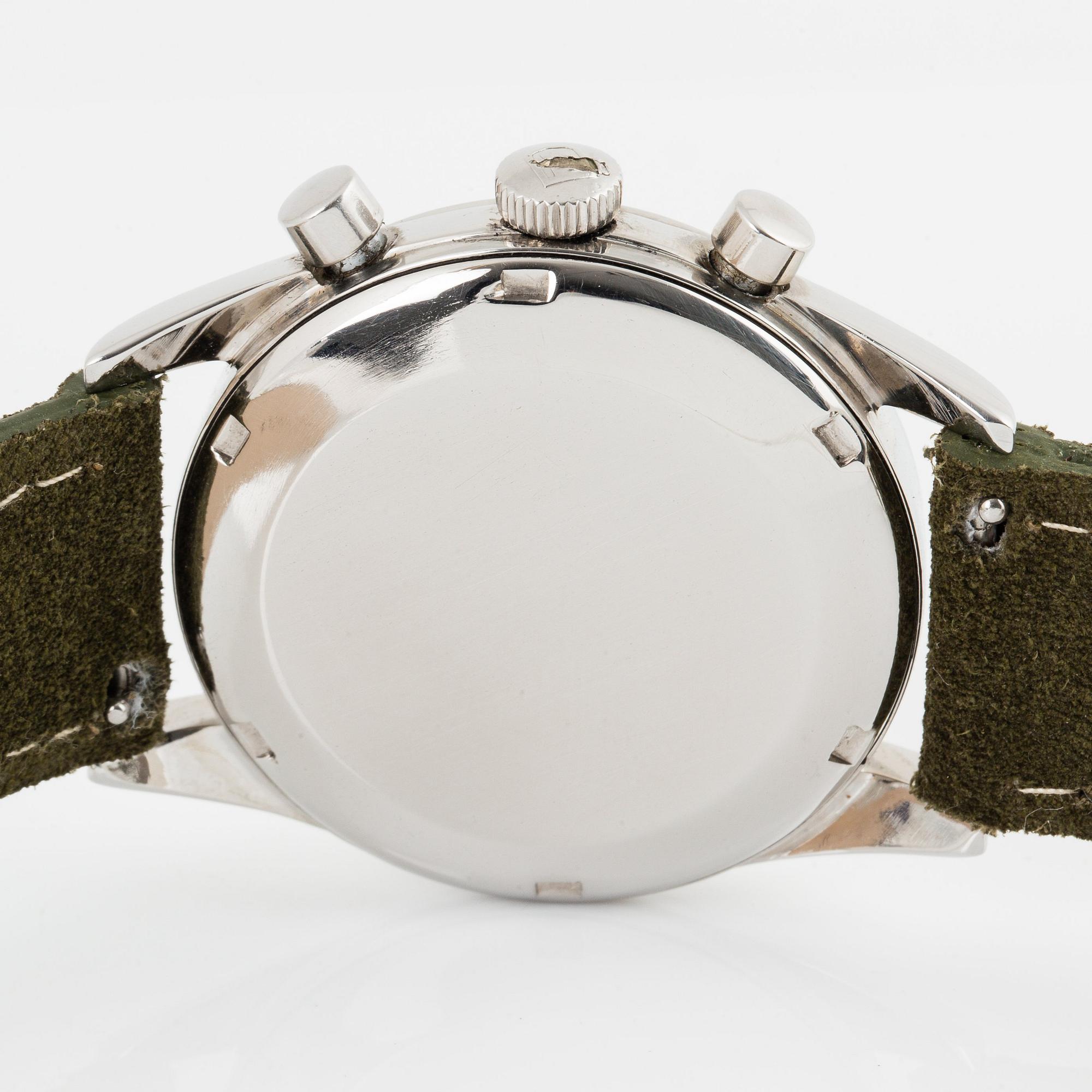 UNIVERSAL GENEVE, Uni-Compax, kronograf, "Big Eye".