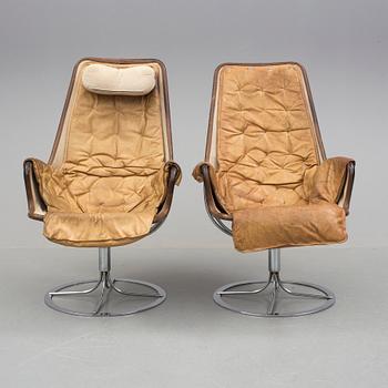 FÅTÖLJER, ett par, "Jetson", Bruno Mathsson, Dux.