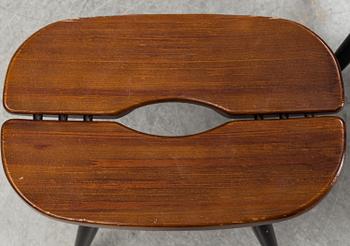 ILMARI TAPIOVAARA, pallar, a set of three "Pirkka" stools, Artek, Finland.