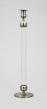 LJUSSTAKE, tenn o plexiglas, Estrid Ericson/Josef Frank, Svenskt Tenn, formgiven 1960-talet.