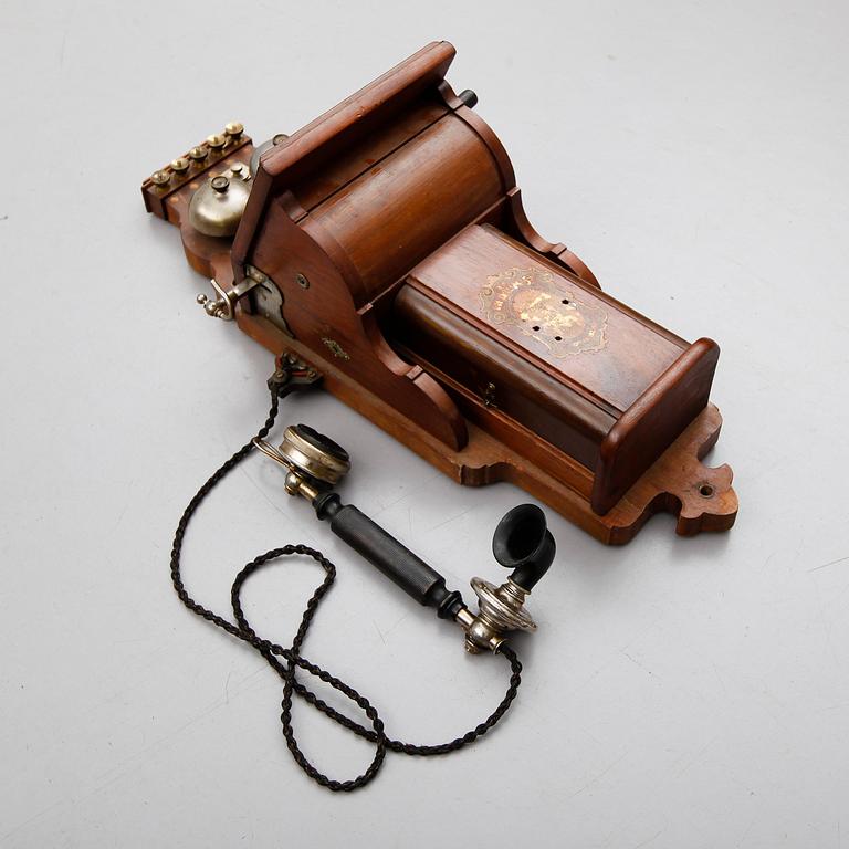 VÄGGTELEFON, LM Ericsson, Stockholm, 1900-talets första hälft.
