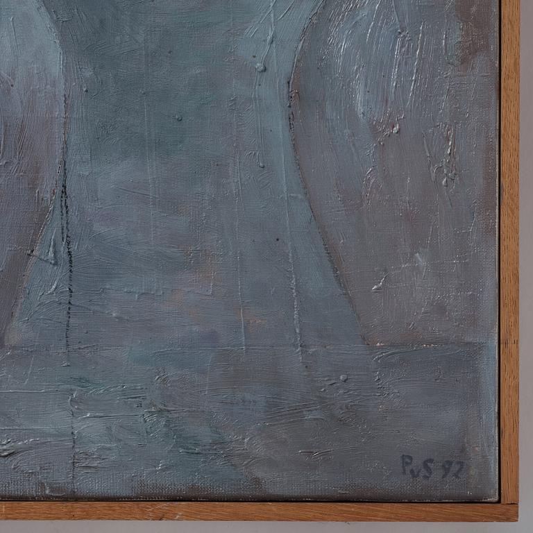 Philip von Schantz, oil on canvas. Signed PvS and dated -92.