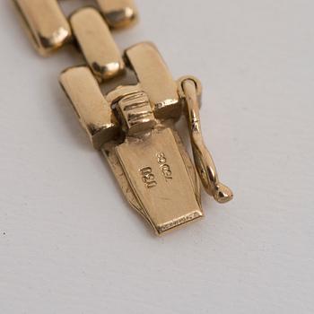 COLLIER, Bucherer, 18K guld, briljantslipade diamanter.