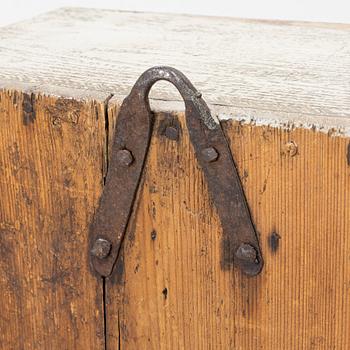 Hanging cabinet, folk art, 19th century.
