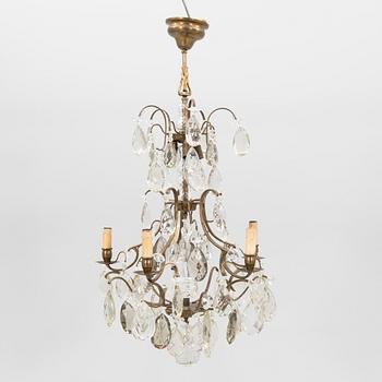Chandelier in Rococo style, mid-20th century.
