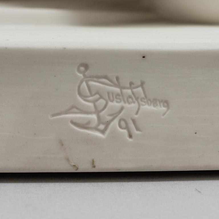 FIGUR, parian, Gustafsberg 1891.