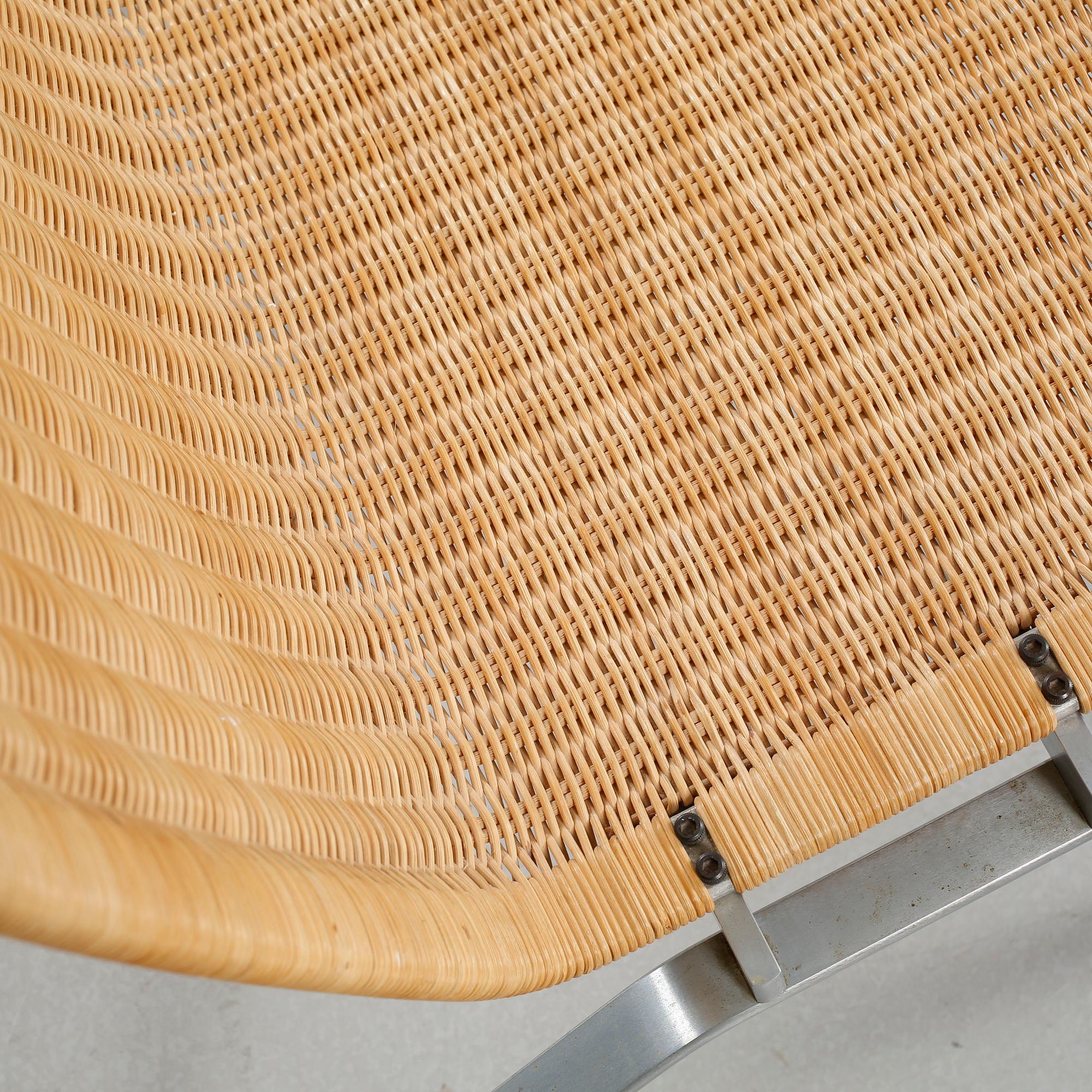 A "PK-22" armchair by Poul Kjaerholm, E Kold Christensens, Denmark, 20th century.