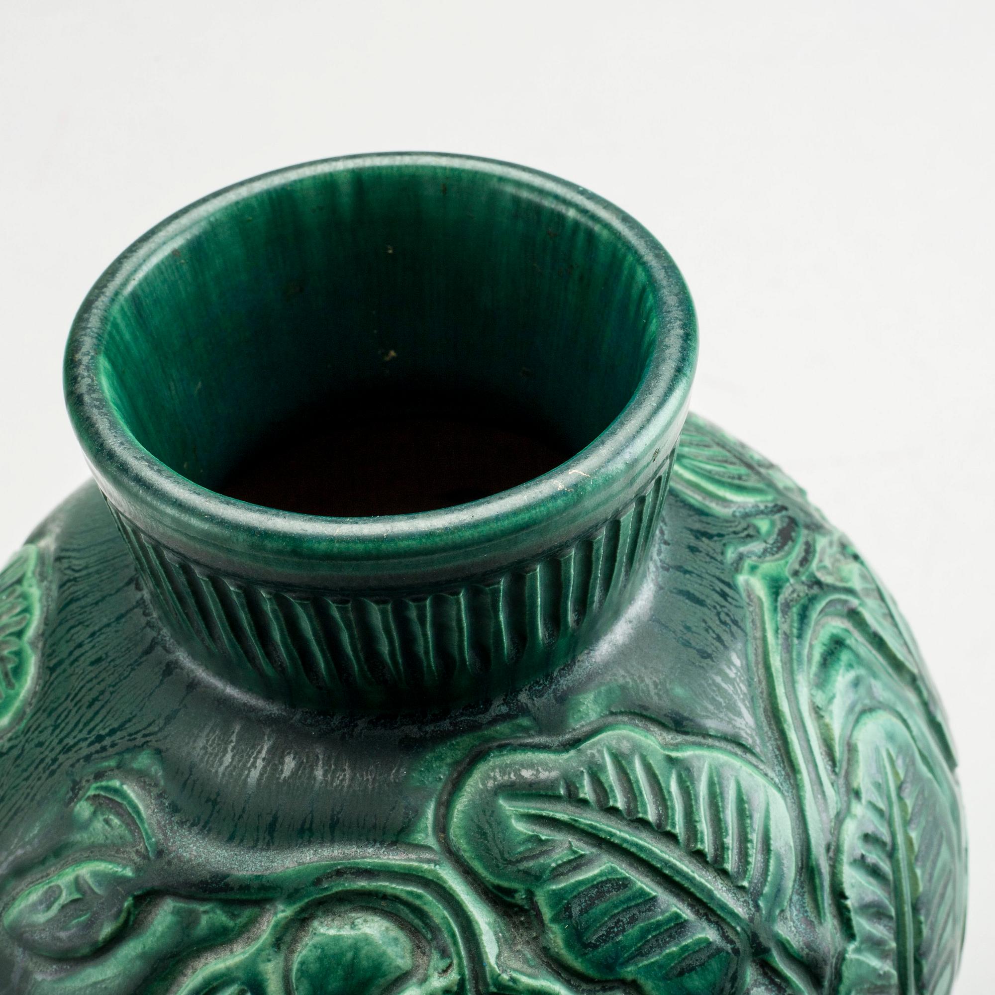 NILS EMIL LUNDSTRÖM, vas, stengods, Rörstrand.