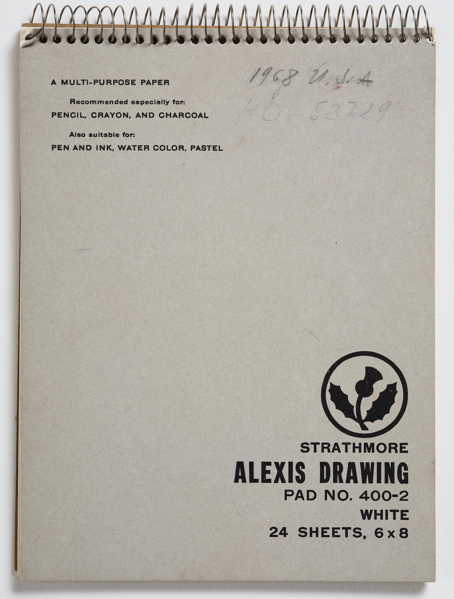 Lotte Laserstein, 4 skissböcker med blyertsteckningar.