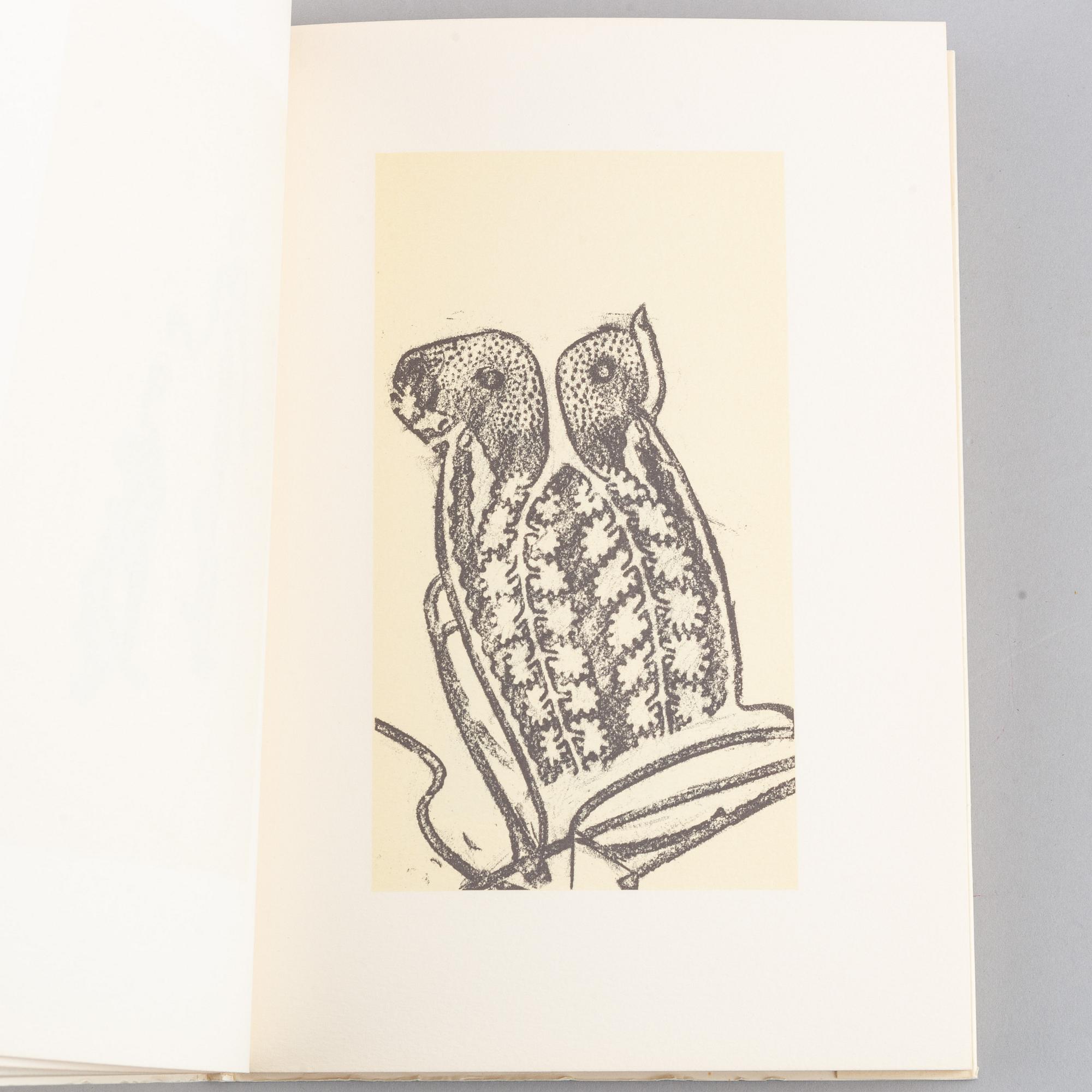 Book, Max Ernst, "24 Frottagen", 1973.