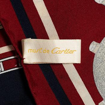 Cartier, scarf.