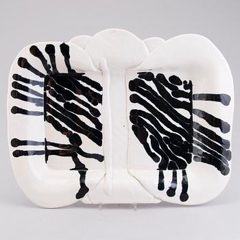 ZOLTAN POPOVITS, fat, stengods, signerad Popovits.